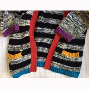 Vintage Josephine Cardigan with Colorful Accents